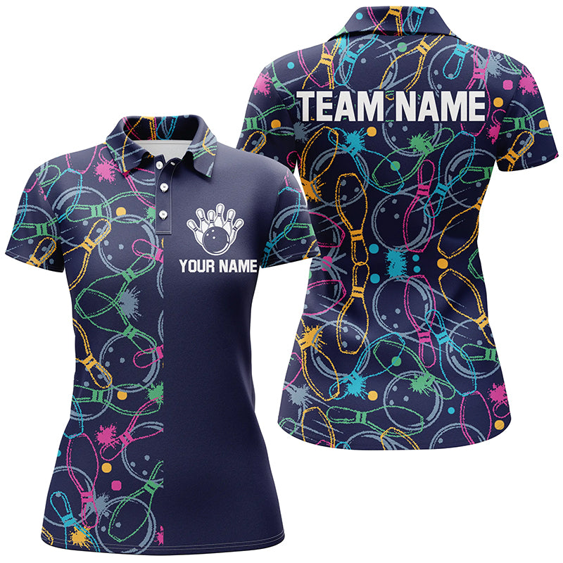 Women's Custom Bowling Polo Shirts T133