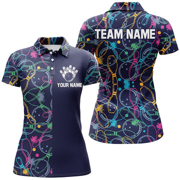 Women's Custom Bowling Polo Shirts T133