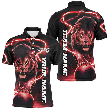 Red Lion Bowling Shirts for Men I6776