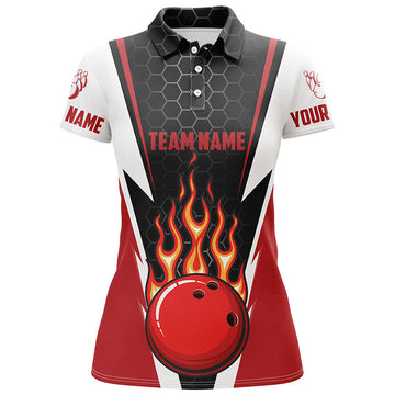 Women's Custom Bowling Shirts - Team Name & Strike Design I4967