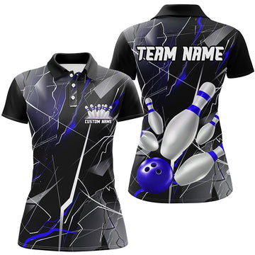 Blue Thunder Custom Bowling Shirts for Women I6467