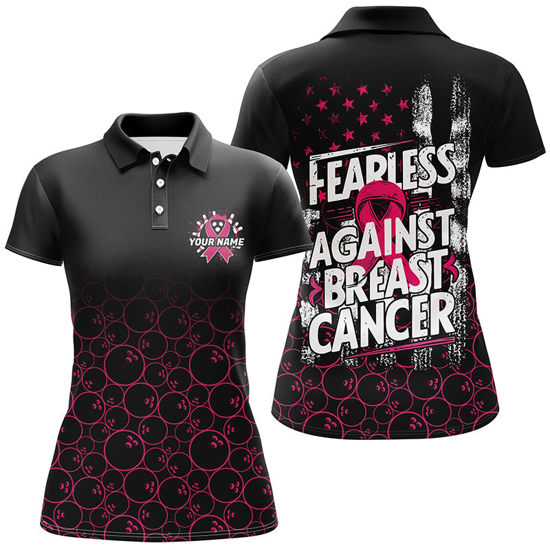 Breast Cancer Awareness Custom Bowling Shirt I7010