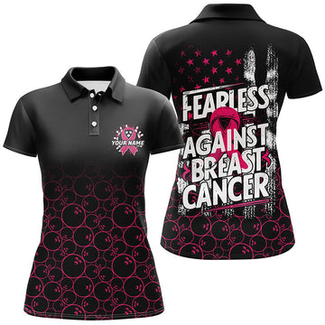 Breast Cancer Awareness Custom Bowling Shirt I7010