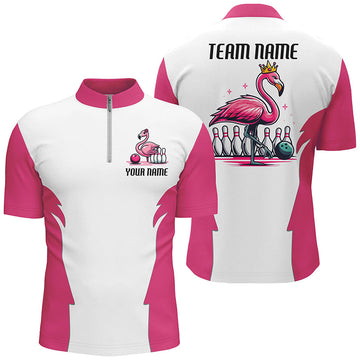 Pink Flamingo Bowling Team Shirts for Men & Women I6681
