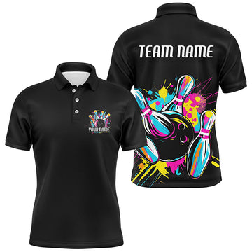 Personalised Colourful Bowling Team Shirts for Men & Women I6573