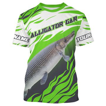 Alligator Gar Master Custom UV Short Sleeve Fishing Shirt, Gar Tournament Fishing Shirt IPHW3927