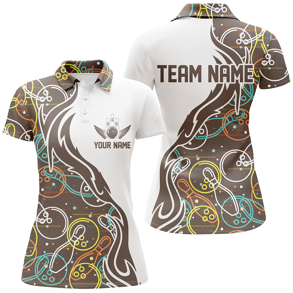 Personalised Women's Bowling Team Shirts I4496