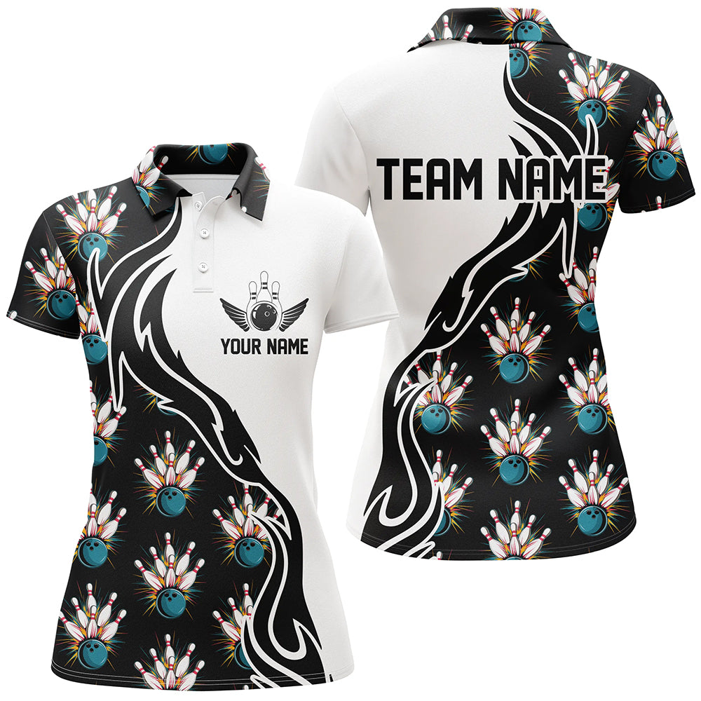 Women's Custom Bowling Polo Shirts I6954