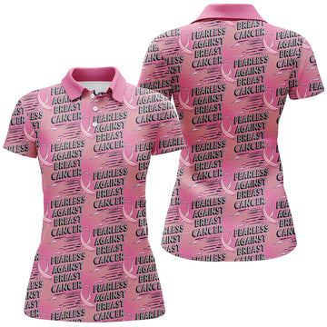 Breast Cancer Awareness Custom Polo Shirt I7009