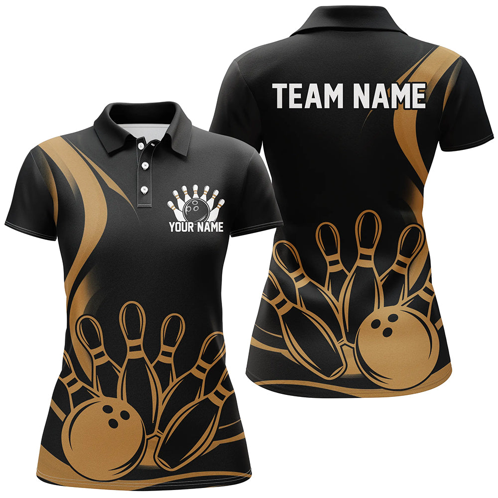 Vintage Ladies Bowling Shirt - Yellow I7271
