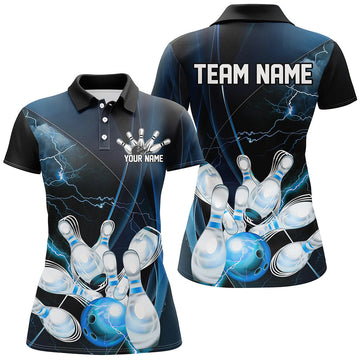 Blue Thunder Ladies Bowling Shirt I7294