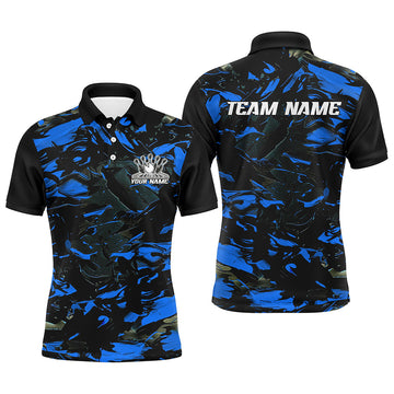 Custom Multi-Colour Camo Bowling Shirt for Men & Women I6568