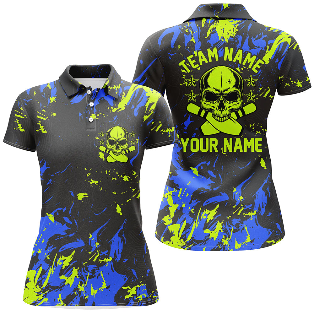 Personalised Women's Bowling Jerseys - Skull Design I5182