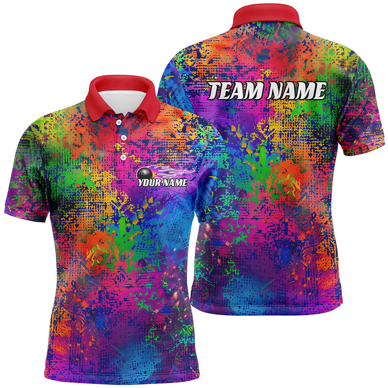 Men's Colourful Pride Bowling Polo Shirt I6788