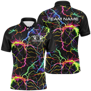 Men's Rainbow Bowling Polo Shirt I6792