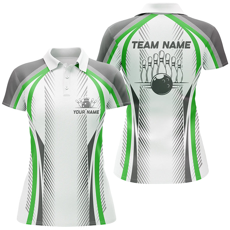 Personalised Blue Bowling Team Jersey for Women I5477