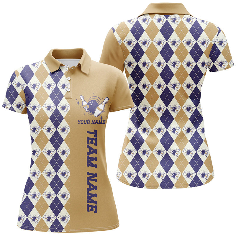 Personalised Vintage Bowling Shirt for Women - Fall Team Jersey I5482