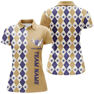 Personalised Vintage Bowling Shirt for Women - Fall Team Jersey I5482