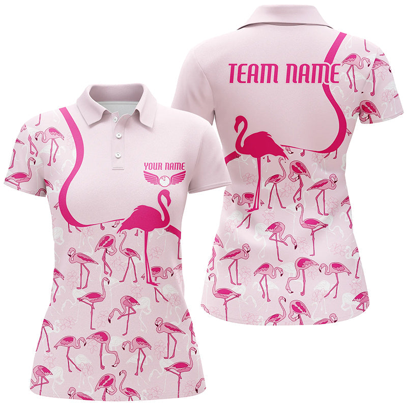 Pink Flamingo Women's Bowling Tournament Shirts I6680