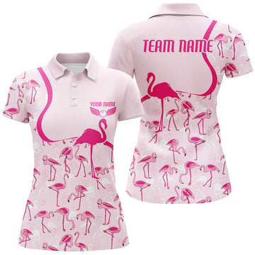 Pink Flamingo Women's Bowling Tournament Shirts I6680
