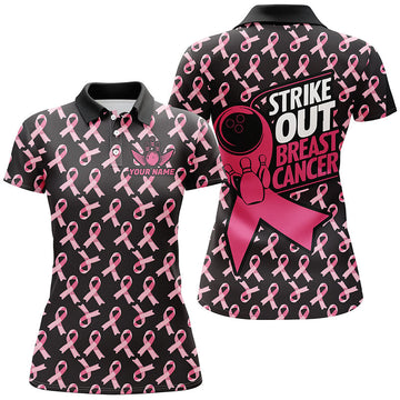 Women's Pink Ribbon Bowling Jersey I7047