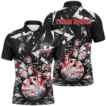 Custom Camo Bowling Team Shirts for Men & Women I6572