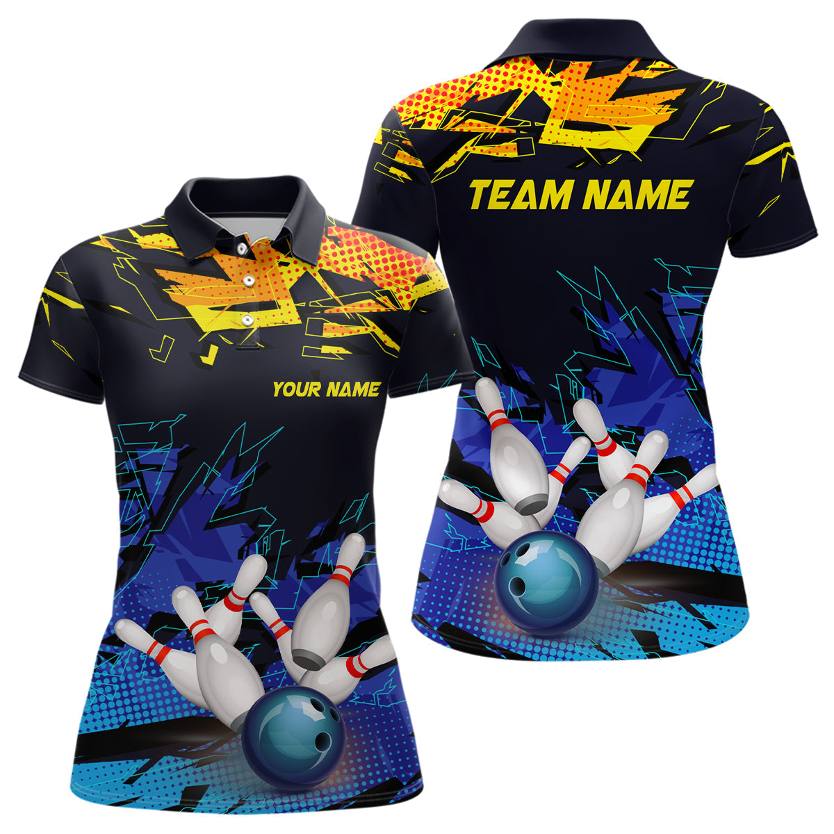 Women's Custom Bowling League Shirts I5166