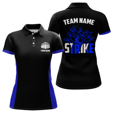 Personalised Ladies Bowling Team Shirts | Blue I5513