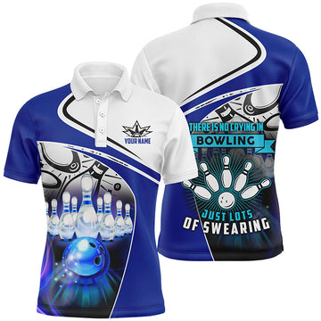 Funny Bowling Polo Shirt for Men - Custom Name N5053
