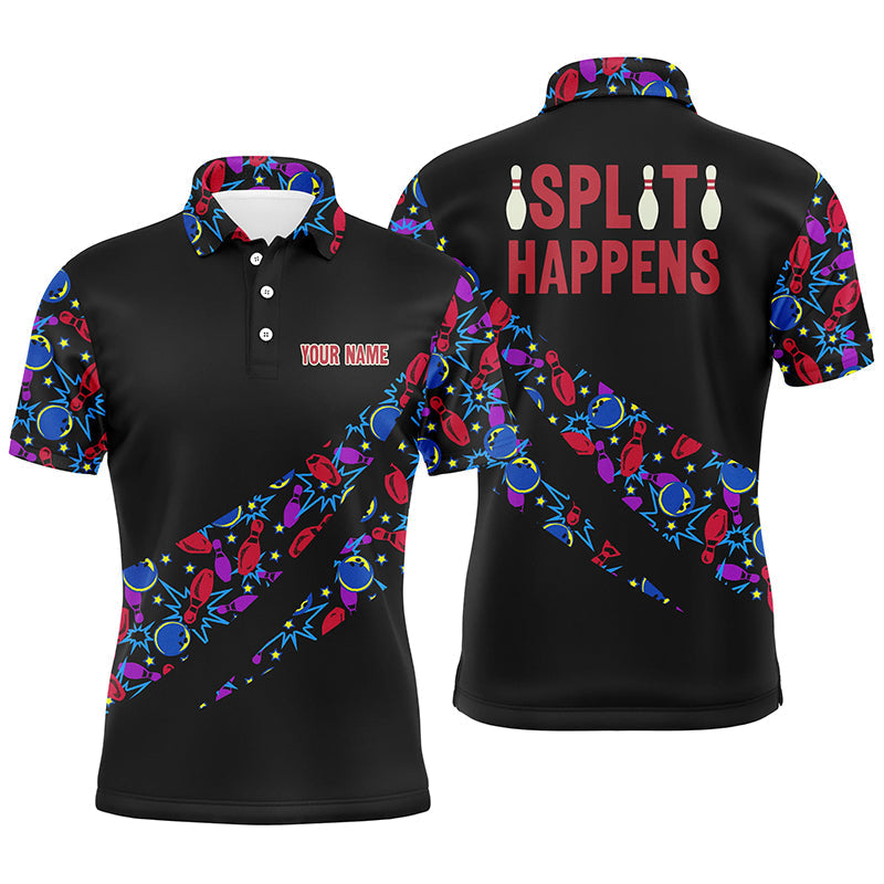 Personalised Camo Bowling Polo Shirt for Men N6869