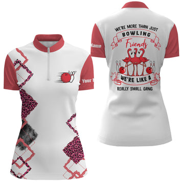 Women's Bowling Quarter Zip Shirt - Custom Design N4405