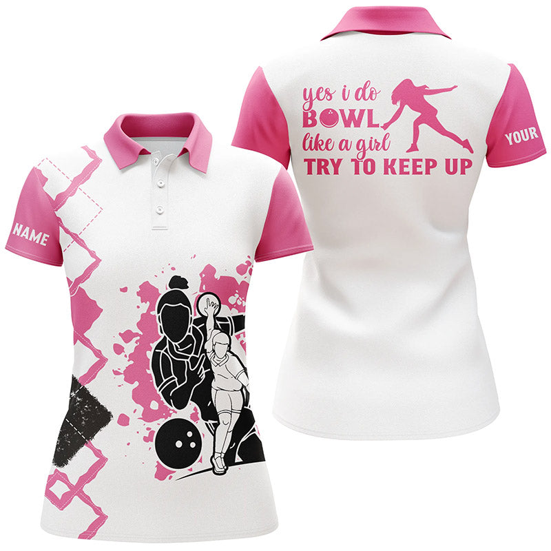 Funny 3D Bowling Shirt for Women - Custom Name N4559