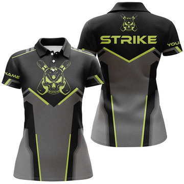 Women's Retro Bowling Polo Shirt - Custom Team Jersey N6245