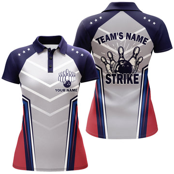 Women's Vintage Bowling Polo Shirt N171