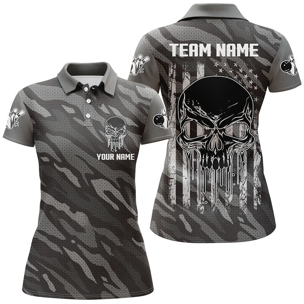 Women's Personalised Bowling Polo Shirt Q282
