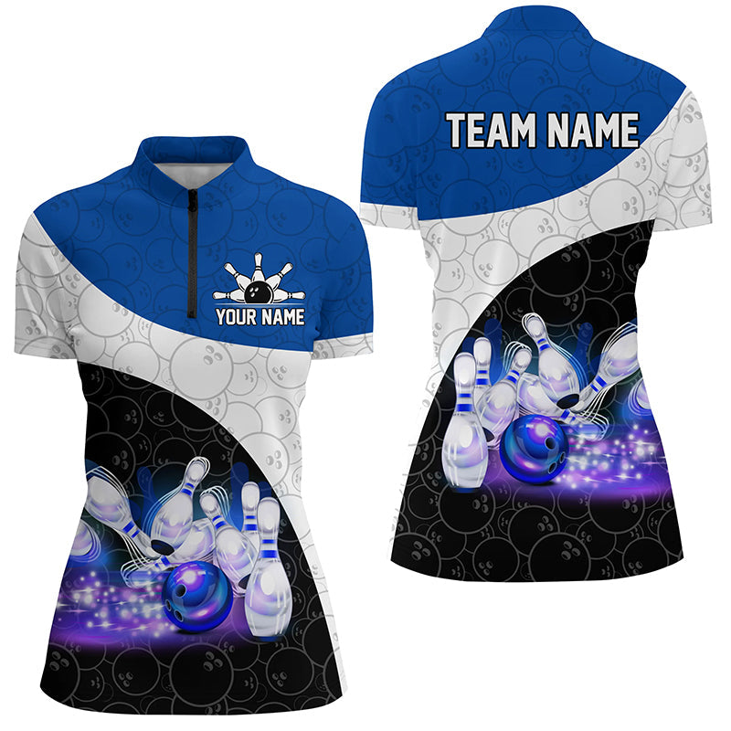 Custom Women's Bowling Quarter-Zip Jersey Q260
