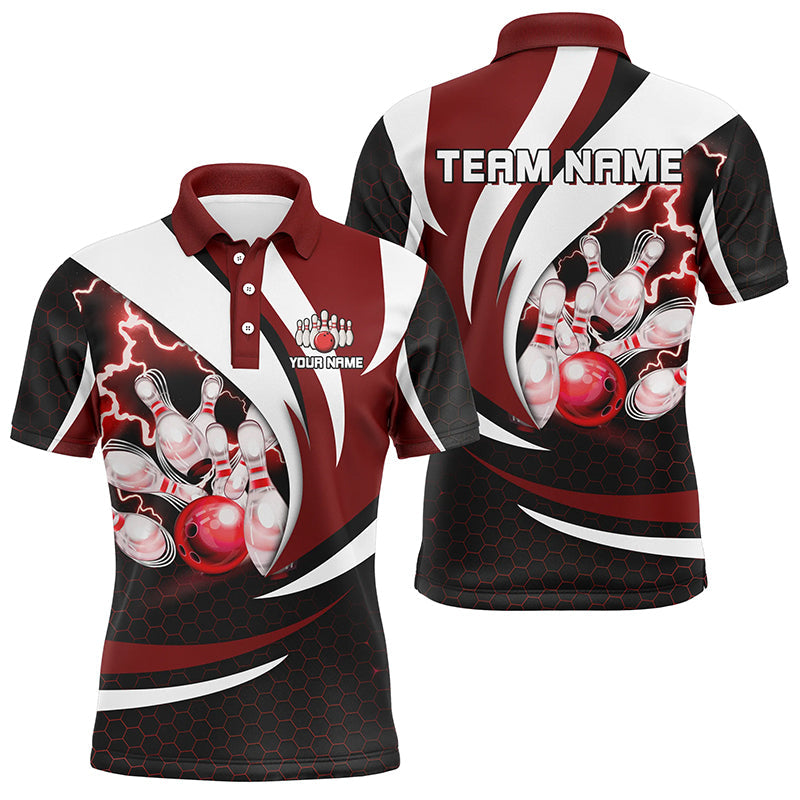 Men's Camo Bowling Polo - Thunder Team Q429