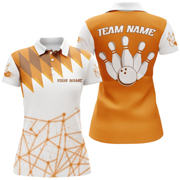 Personalised Women's Bowling Team Polo Shirt Q279