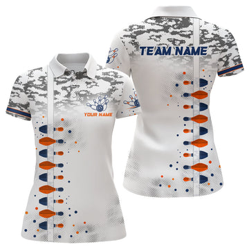 Women's Camo Grey Bowling Polo Q300