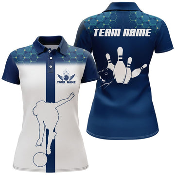 Women's Custom Bowling Polo Shirt Q9