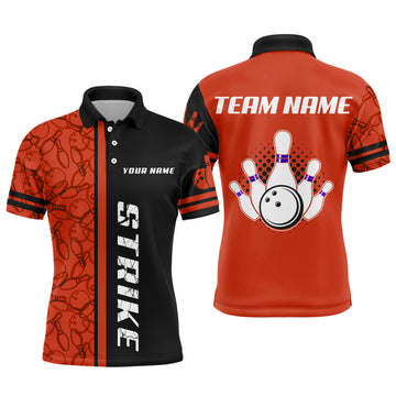 Men's Custom Bowling Polo & Quarter-Zip Shirt Q100