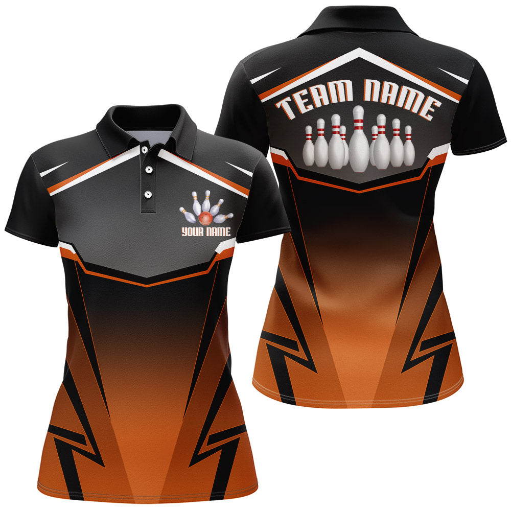 Women's Custom Bowling Polo Shirt Q140