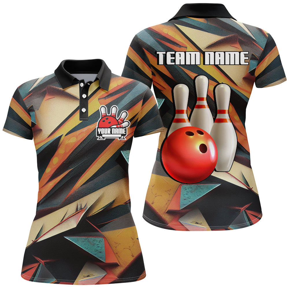 Custom Women's Bowling Polo Shirt Q63