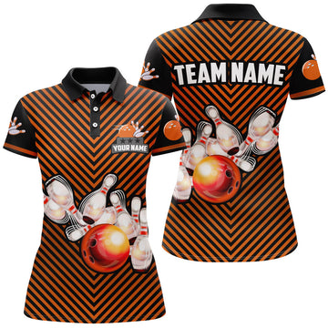 Personalised Women's Bowling Polo Shirt Q68