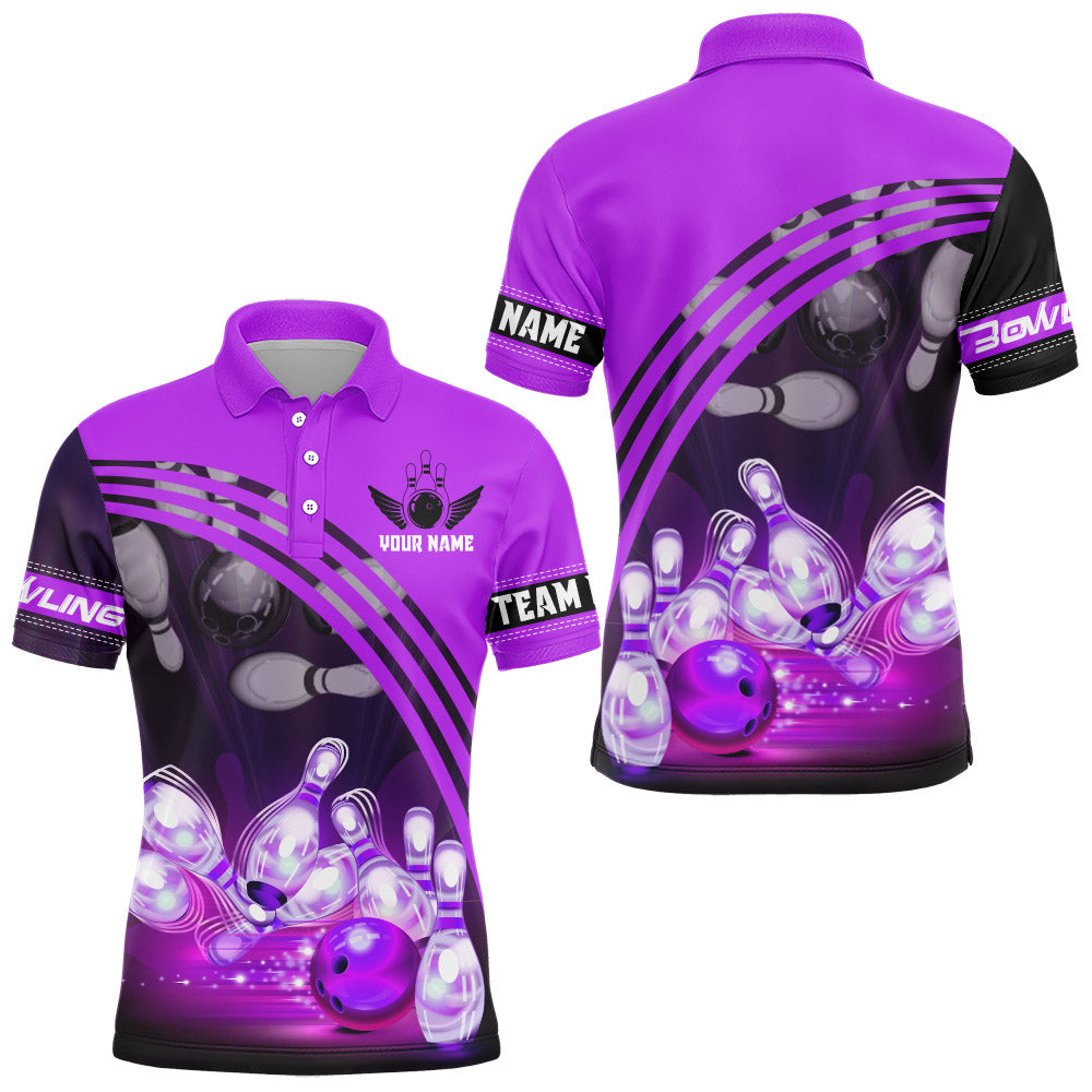 Men's Custom Bowling Team Polo Shirt Q45