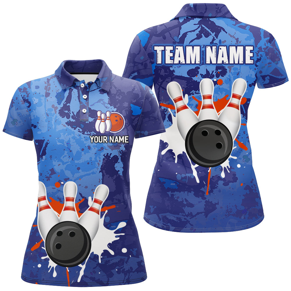 Custom Women's Bowling Polo Shirt Q204