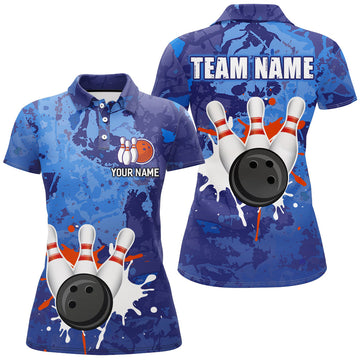 Custom Women's Bowling Polo Shirt Q204