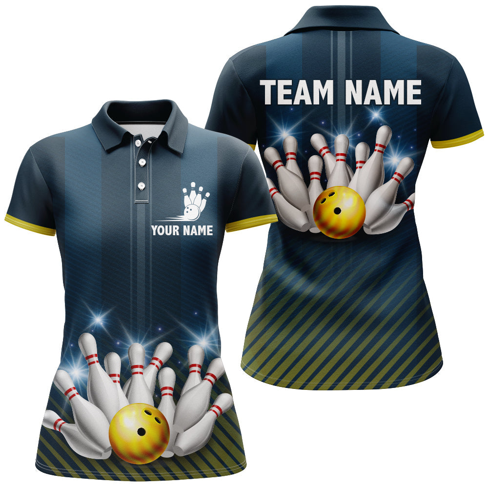 Custom Women's Bowling Polo Shirt Q211