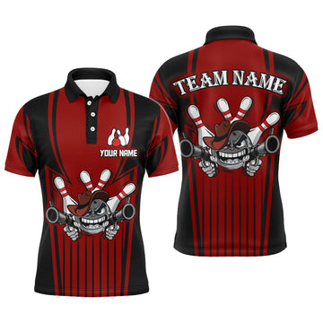 Men's Custom Bowling Polo Shirt Q44
