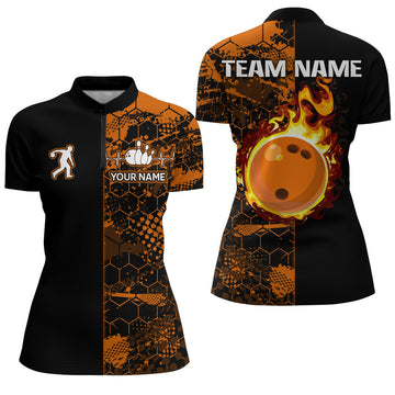 Women's Bowling Polo Shirt Q287